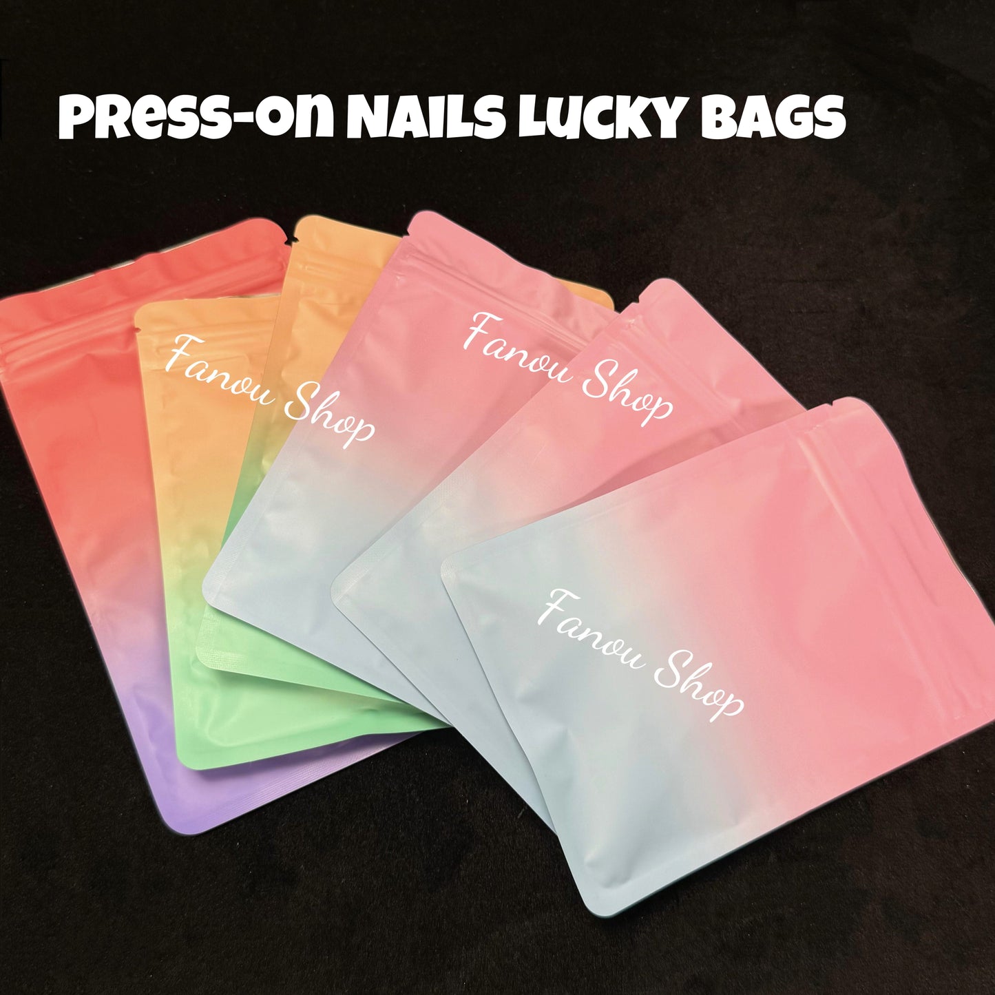 Handmade Press-On Nails Lucky Bags- Open In Live!